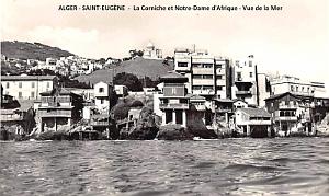 ALGER-SAINT-EUGENE - CORNICHE VUE DE LA MER